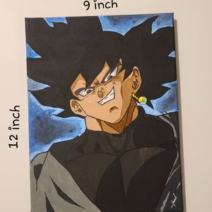 Wall art black goku